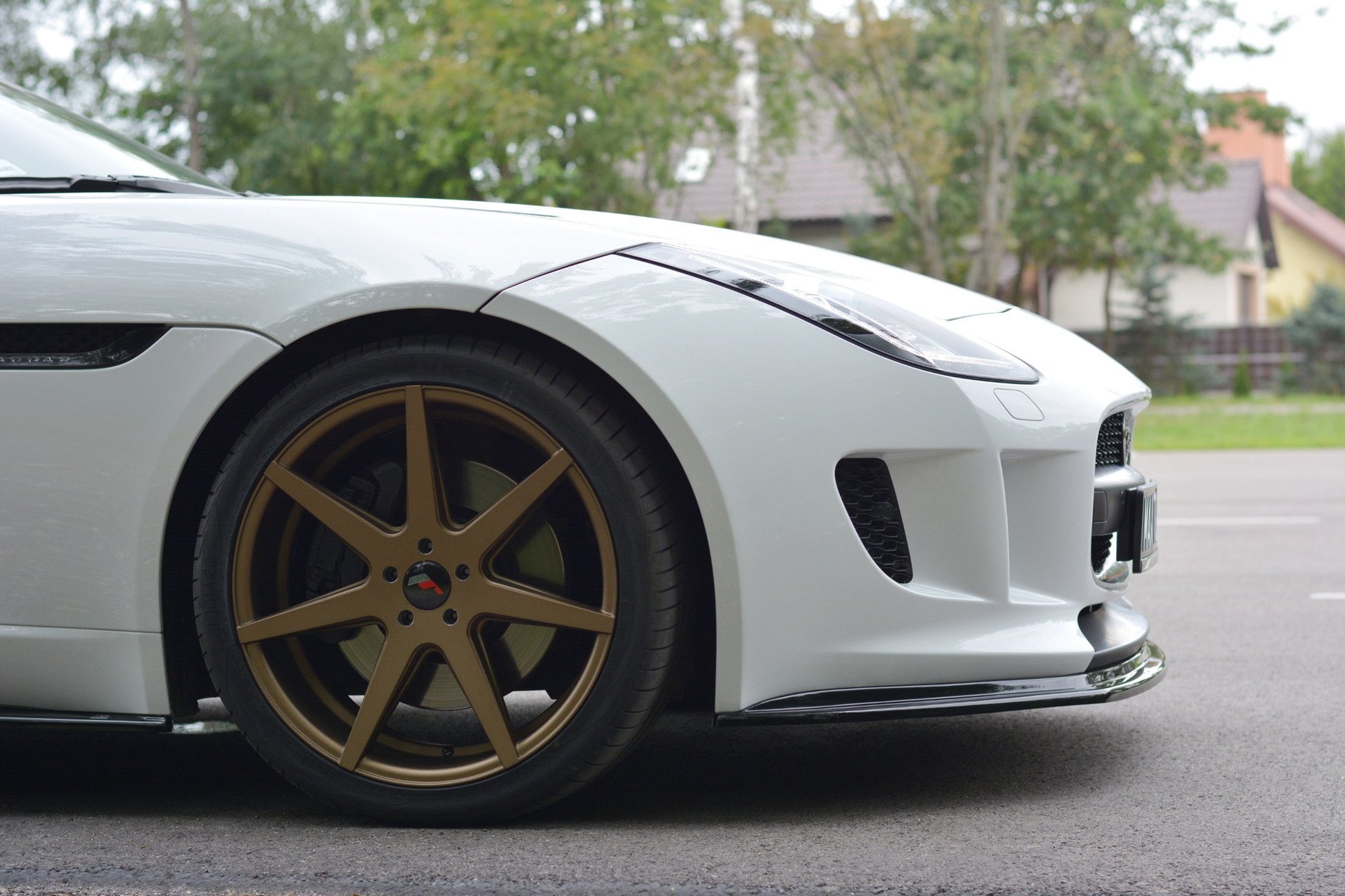 Front Ansatz V.1 für JAGUAR F-TYPE schwarz matt