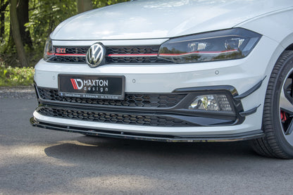 Front Ansatz V.1 für VW POLO MK6 GTI schwarz matt