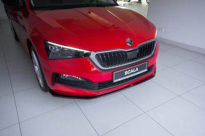 Front Ansatz V.3 für Skoda Scala schwarz Hochglanz