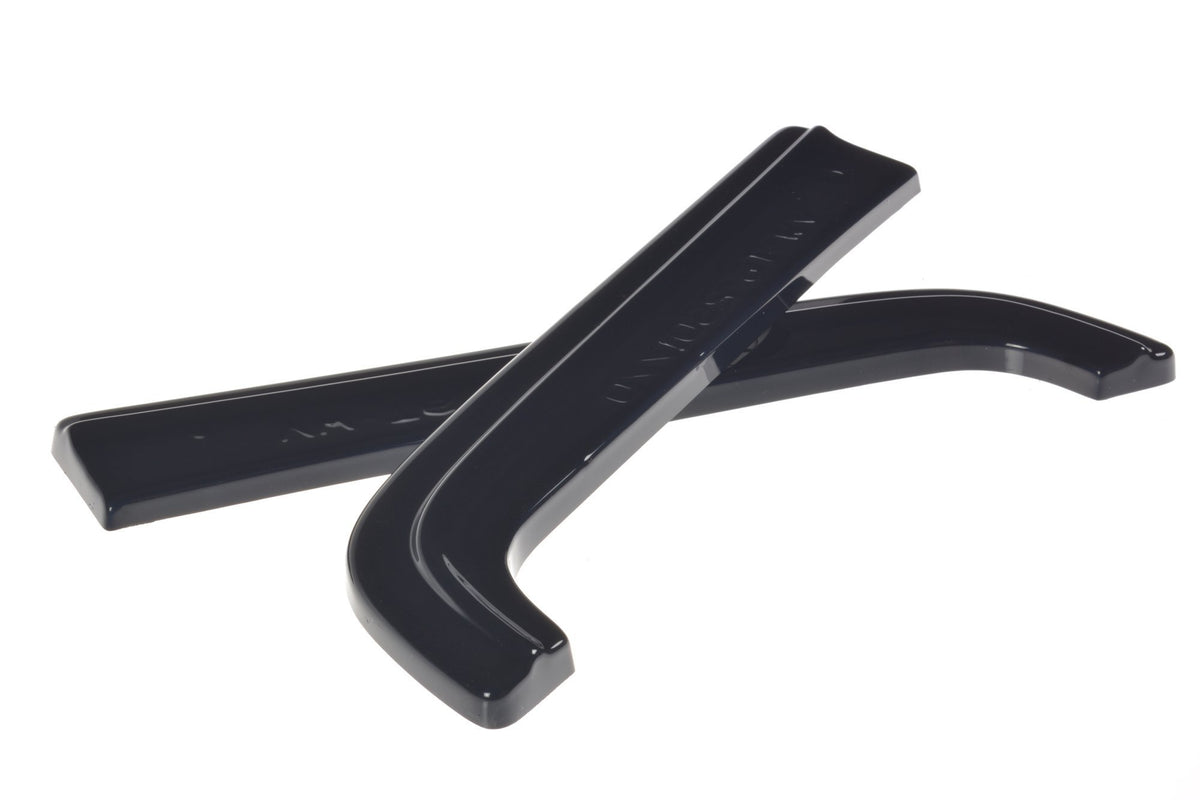 Heck Ansatz Flaps Diffusor für Volkswagen T6 schwarz Hochglanz