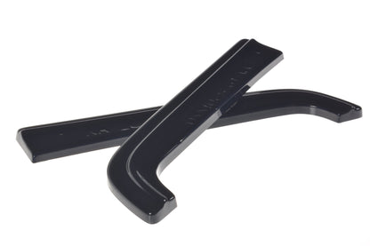 Heck Ansatz Flaps Diffusor für Volkswagen T6 schwarz Hochglanz