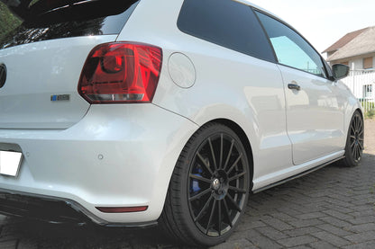 Seitenschweller Ansatz für VOLKSWAGEN POLO MK5 R WRC Carbon Look