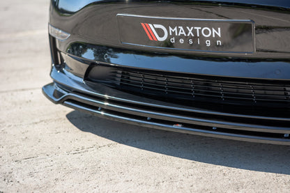 Front Ansatz V.2 für Tesla Model 3 Carbon Look