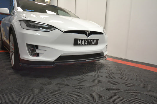 Front Ansatz V.1 für TESLA MODEL X schwarz matt