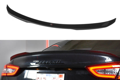 Spoiler CAP für MASERATI QUATTROPORTE MK.6 vor Facelift schwarz matt