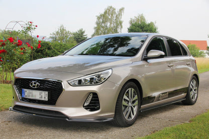 Seitenschweller Ansatz für HYUNDAI I30 MK3 HATCHBACK Carbon Look