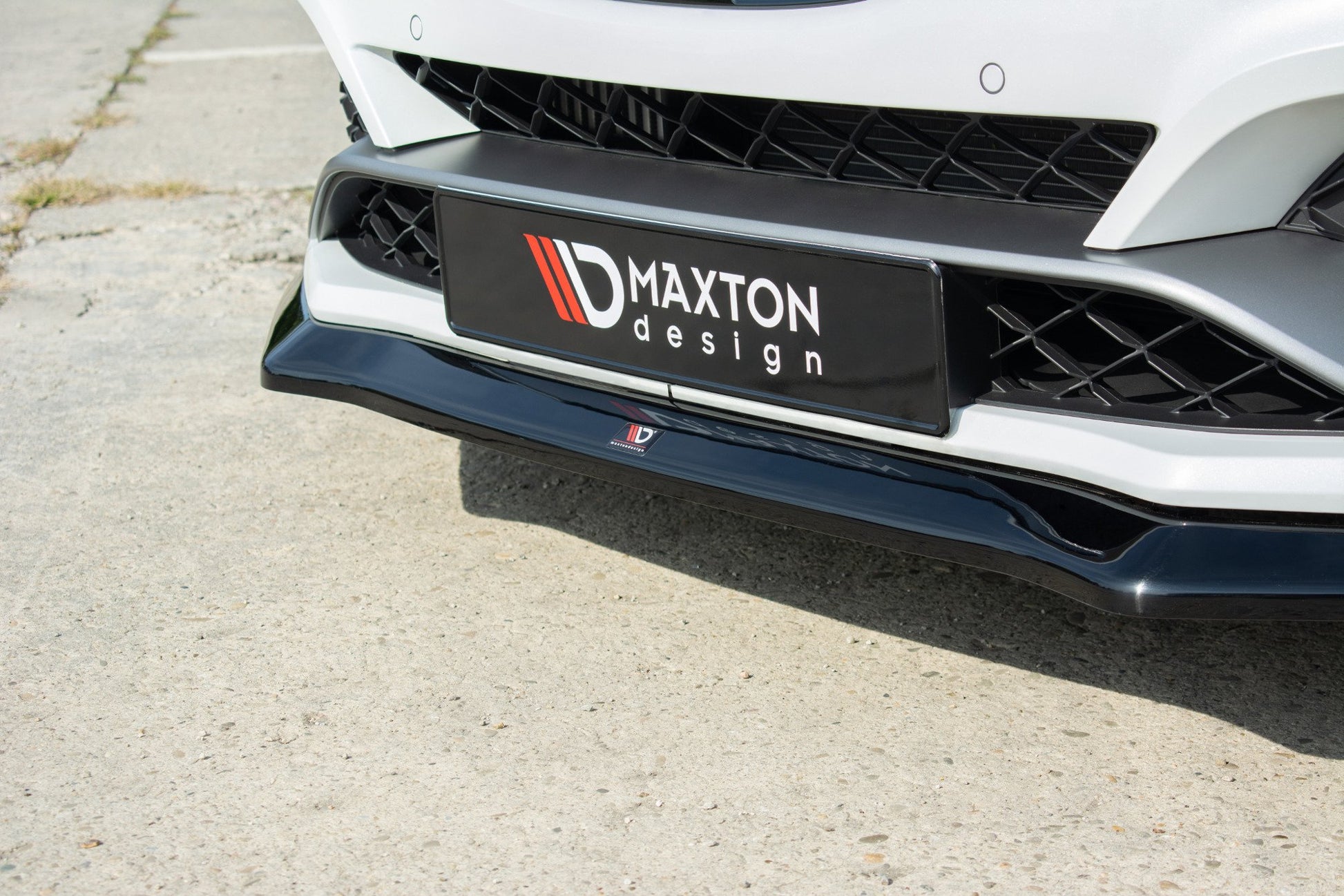 Front Ansatz V.2 für Renault Megane IV RS schwarz matt