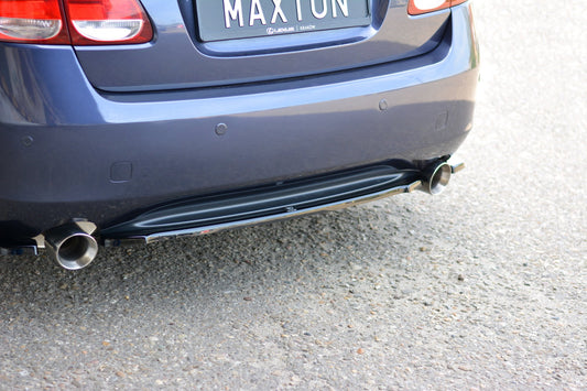 Mittlerer Diffusor Heck Ansatz für LEXUS GS MK.3 schwarz matt