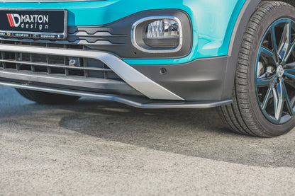 Front Ansatz für Volkswagen T-Cross Carbon Look