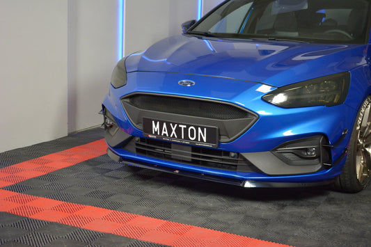 Front Ansatz V.2 für Ford Focus ST / ST-Line Mk4 schwarz Hochglanz