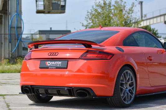 Spoiler CAP für Audi TT RS 8S schwarz Hochglanz