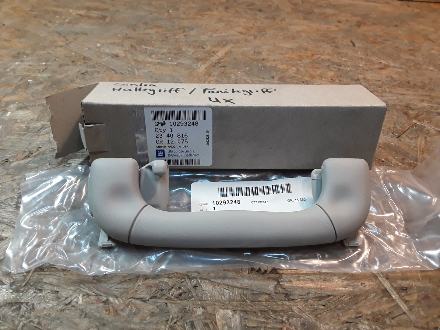 Original GM Opel Haltegriff grau rechts Dach 10293248 Sintra