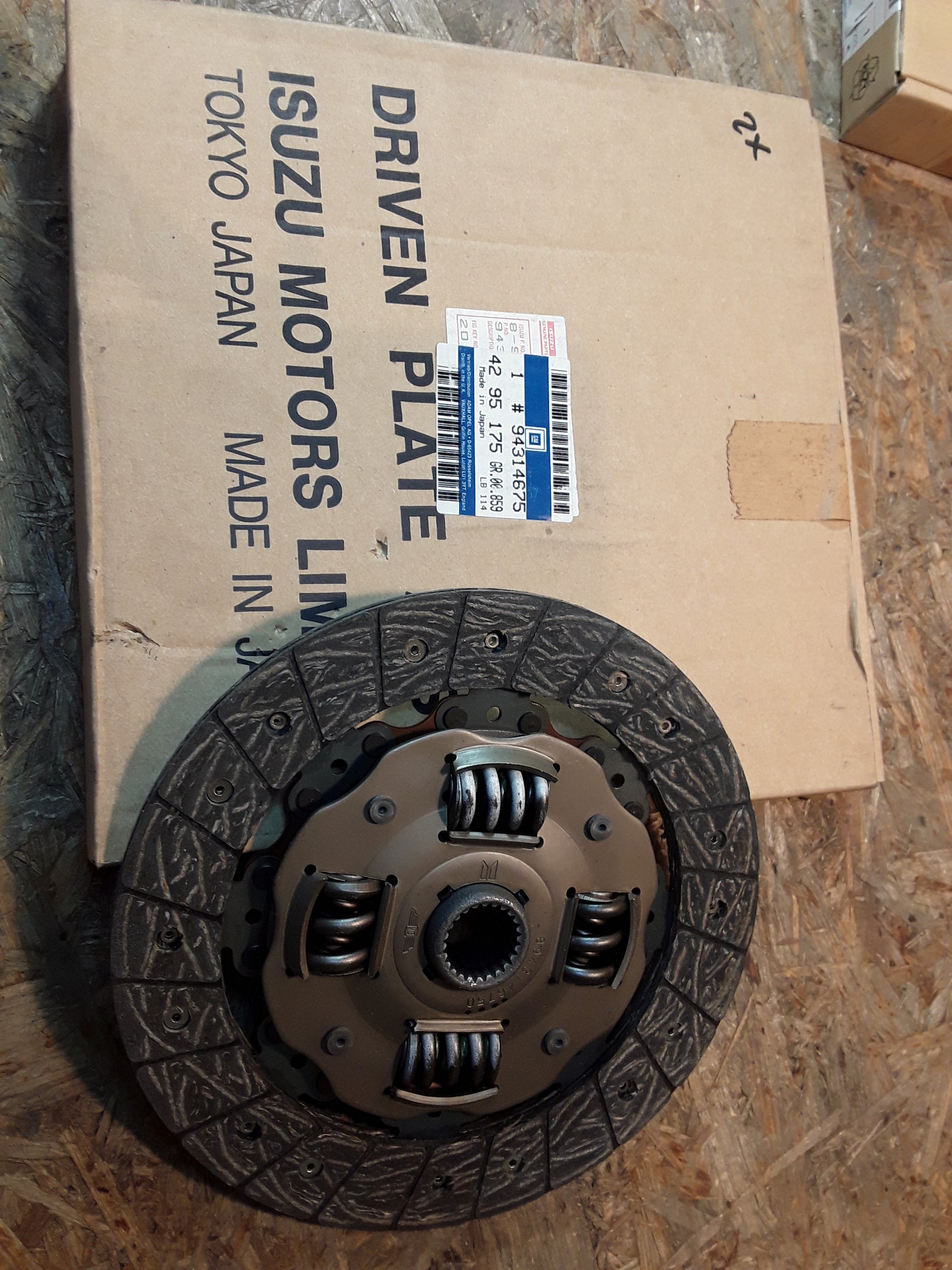 Original GM Opel Kupplungsscheibe  94314675 Isuzu