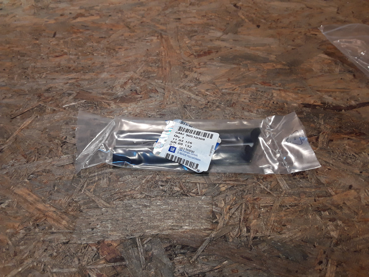 Original GM Opel Zierleiste anthrazit mit silbernem Streifen Kotflügel vorne rechts 90510308 Astra F