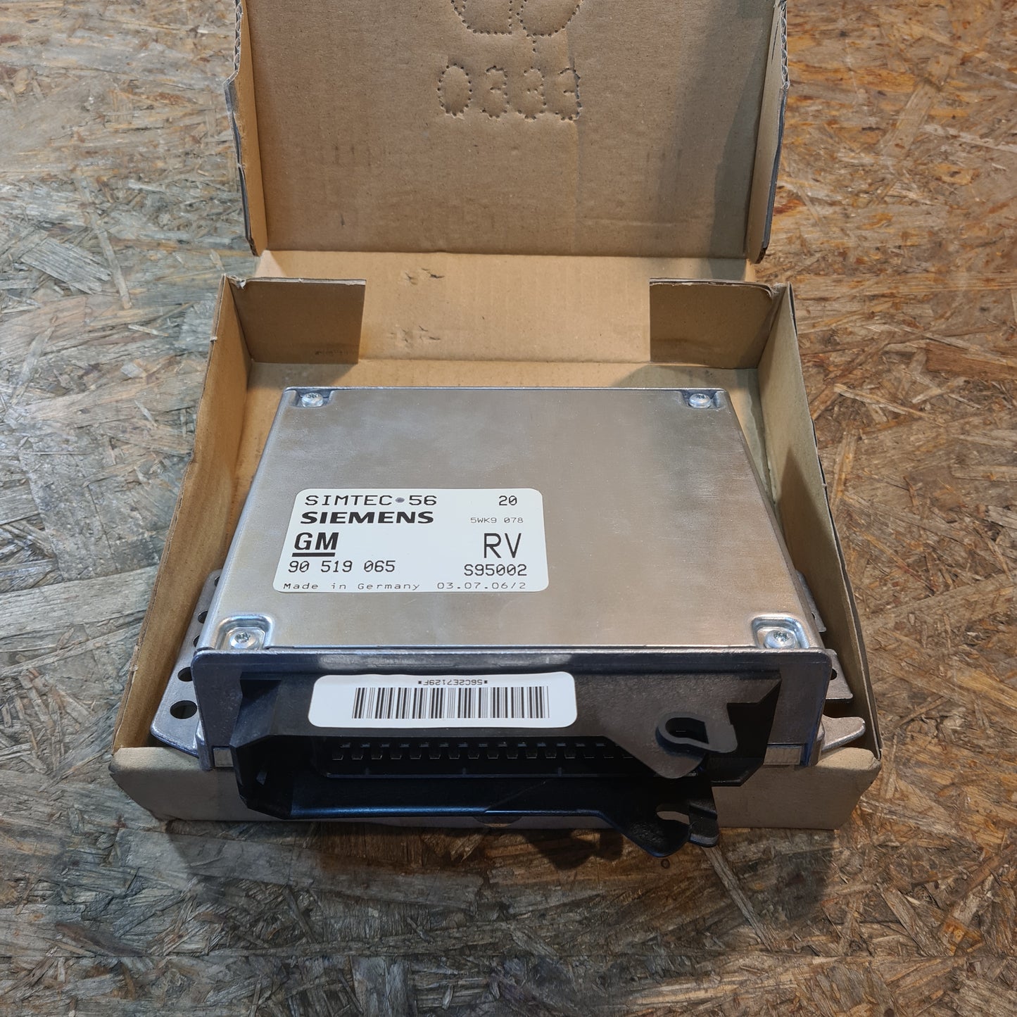 Original GM Opel Steuergerät elektronische Einspritzanlage (Simtec) Kennzeichen: RV 90541454 Astra F