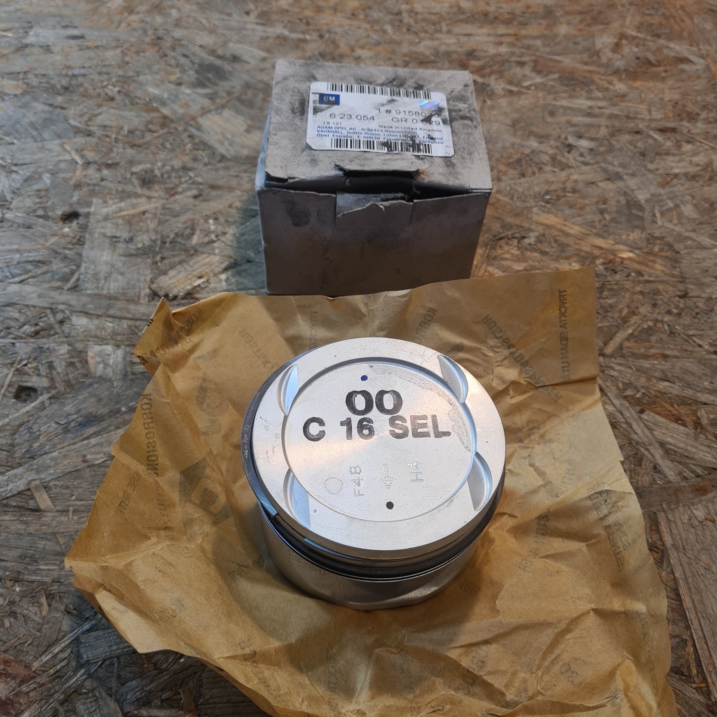 Original GM Opel Kolben, Kolbenbolzen und Ringe Zylinderbohrung 79,00 mm Kennzeichen: 00 9158020 Astra G , Astra G Cabrio ...