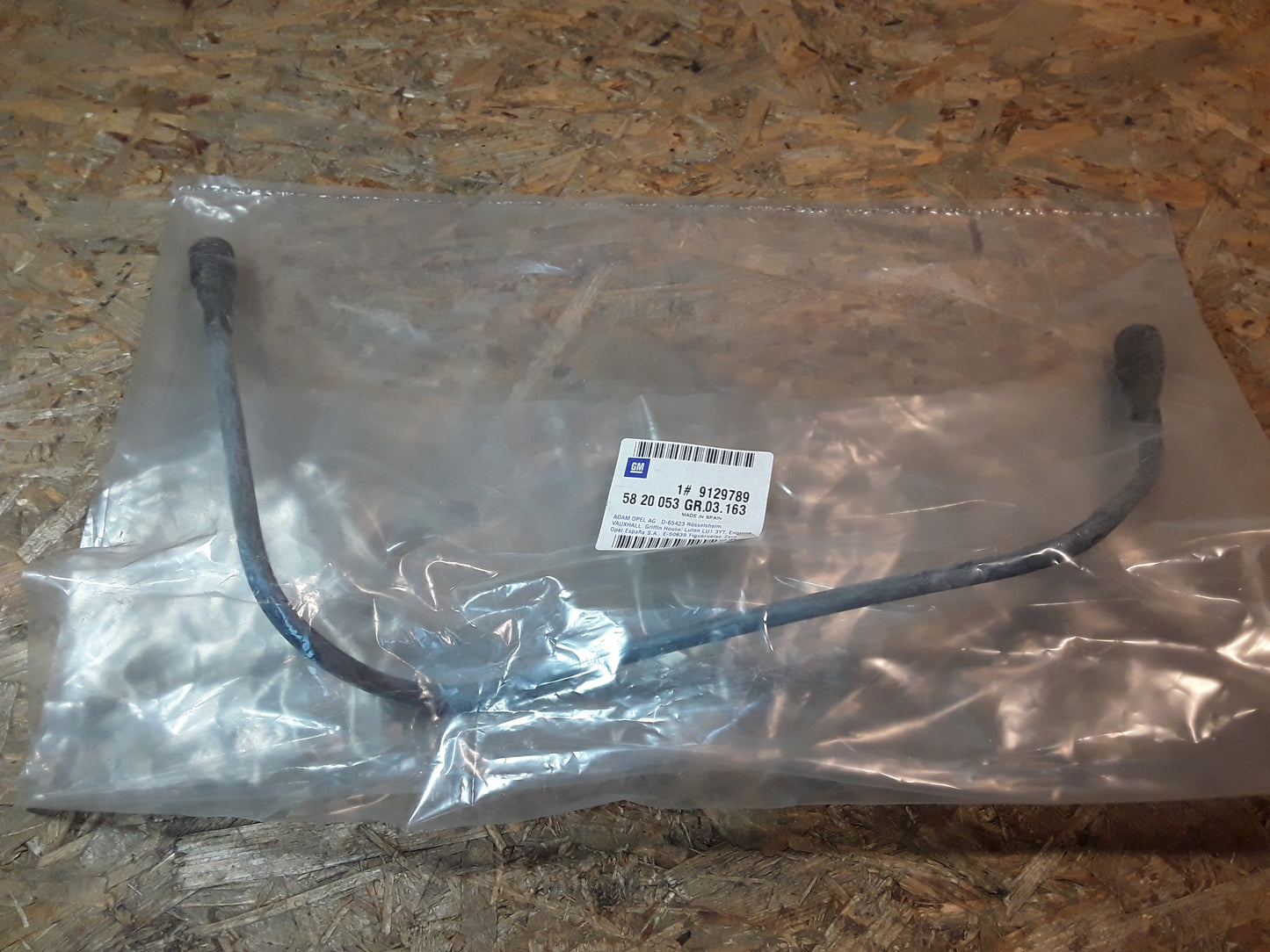 Original GM Opel Leitung Kraftstoffrücklauf hinten 9129789 Corsa C