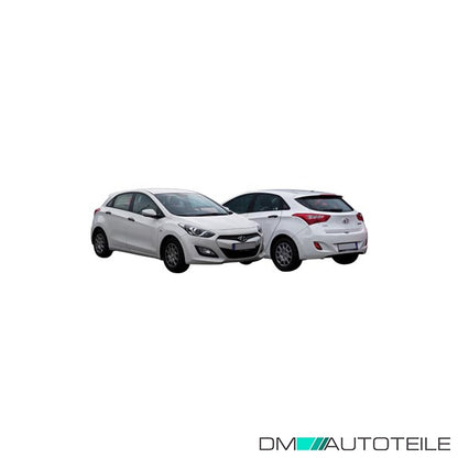 Stoßstange hinten schwarz passt für Hyundai i30 GD ab 2012-2015 ohne PDC