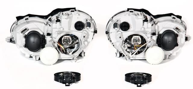 Mercedes C203 Sportcoupe Klarglas Scheinwerfer 01-04 DE-Linse