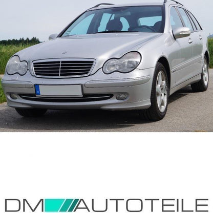 Mercedes C-Klasse S203 W203 Kühlergrill Avantgarde Elegance 00-07 Chrom Schwarz