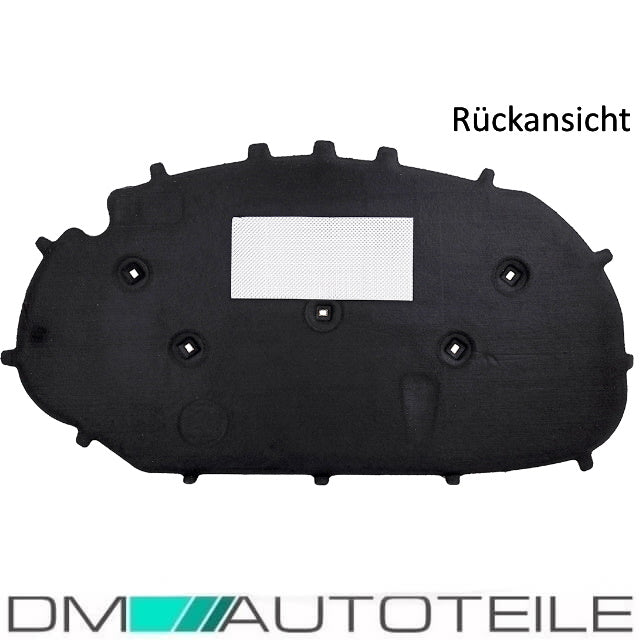 Dämmatte Motorhaube Motorhaubendämmung Motorraumdämmung + Montagekit passt für VW GOLF 6 VI alle Modelle OE: 5K0863831G