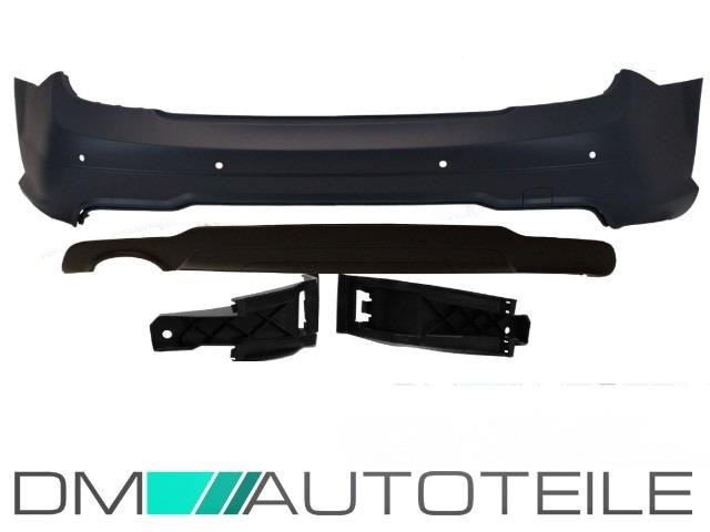 Mercedes W204 C204 Stoßstange Hinten für PDC + Diffusor + Zubehör für C63 AMG