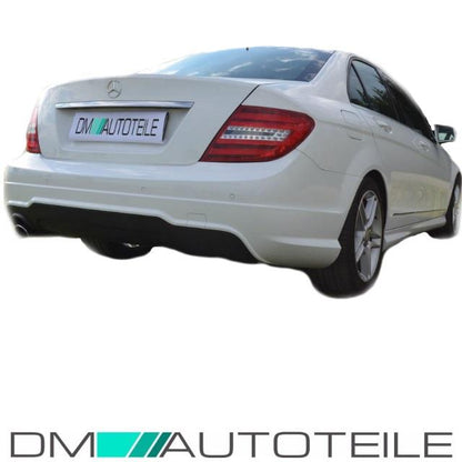 Set Mercedes W204 Bodykit Komplett+Diffusor passt für  C63 AMG Bj 07-15 PDC/SRA+ Tagfahrlicht