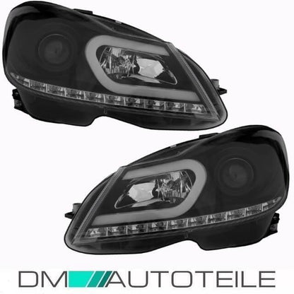 Mercedes C-Klasse W204 S204 Stoßstange 3D LED +Scheinwerfer +Zubehör C63 AMG