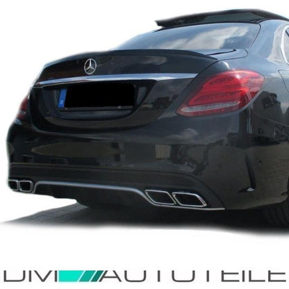 SET Heckspoiler Kofferraum ABS + 3M passend für Mercedes C-Klasse W205 14-18 C63 AMG Umbau