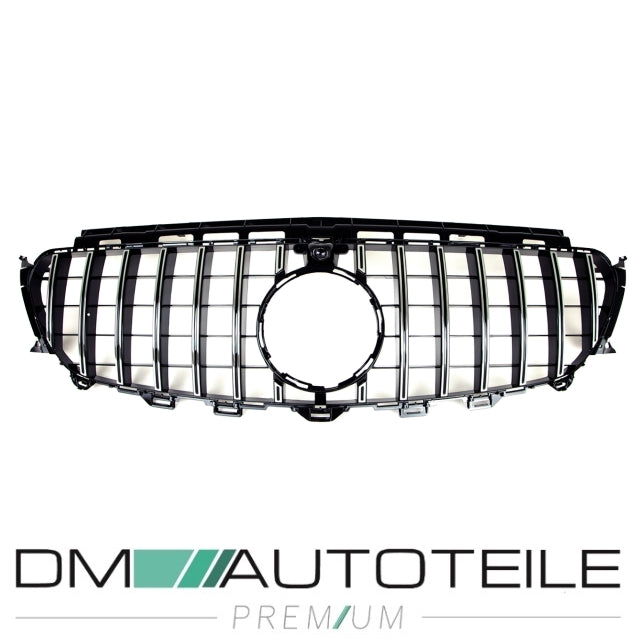 Set Sport-Panamericana Kühlergrill Chrom +Stern passt für Mercedes E-Klasse W213 S213 Mopf ab 2016