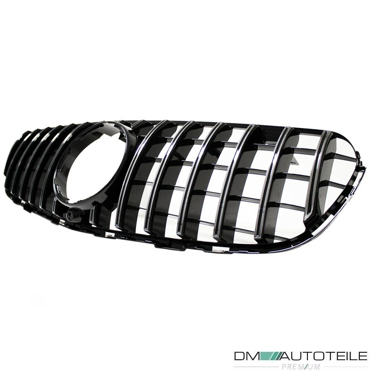 Sport-Kühlergrill für Panamericana GT Schwarz Chrom passend für Mercedes GLC X253 Bj ab 2015