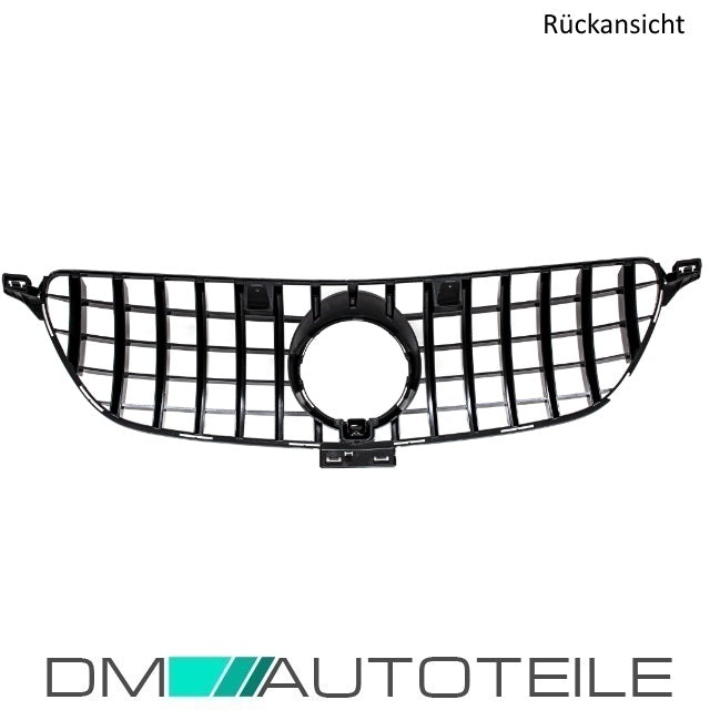 Sport-Kühlergrill für Panamericana GT Schwarz Chrom passend für Mercedes GLE C292 Coupe ab bj. 2015