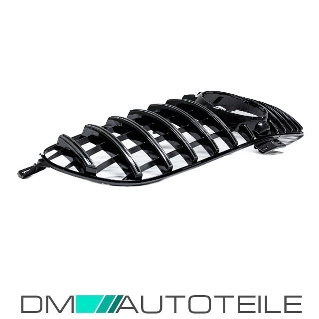 Sport-Kühlergrill für Panamericana GT Schwarz Chrom +Stern passend für Mercedes GLE C292 Coupe ab bj. 2015