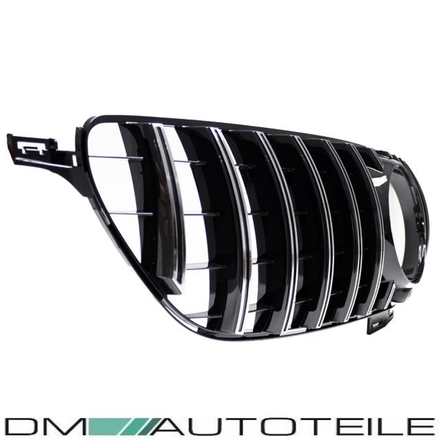 Sport-Kühlergrill für Panamericana GT Chrom passt für Mercedes GLE (ML) W166 Baujahr 2015-2018