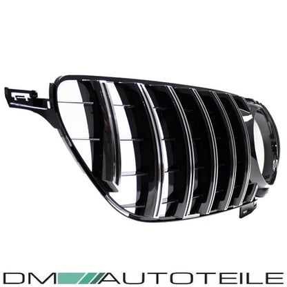 Sport-Kühlergrill für Panamericana GT Chrom passt für Mercedes GLE (ML) W166 Baujahr 2015-2018
