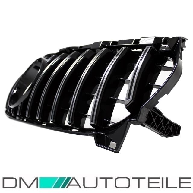 Set Sport-Kühlergrill für Panamericana GT Chrom + Stern passend für Mercedes CLA W117 ab 2016 (Mopf)
