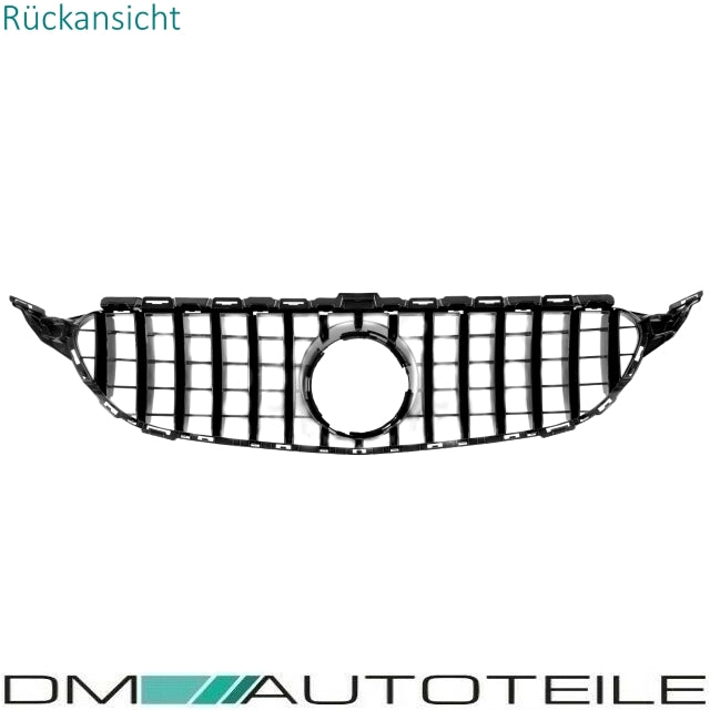 Set Kühlergrill Grill Schwarz Chrom+ Stern passt für Mercedes S205 W205 C63 Panamericana AMG GT