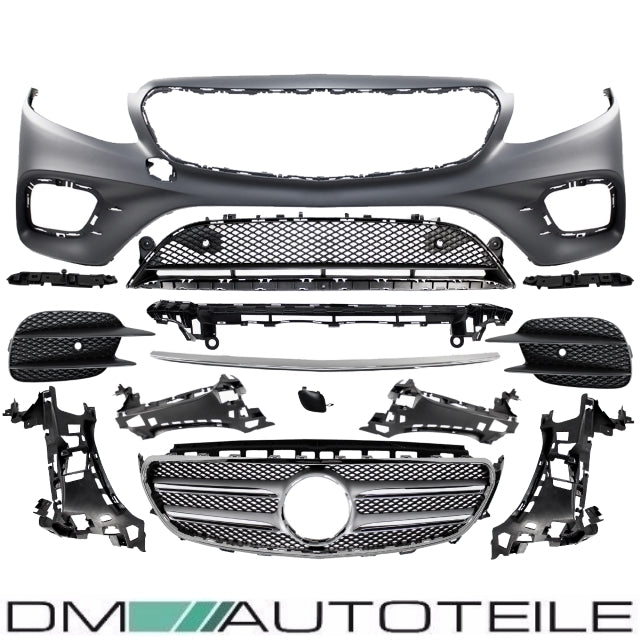 Stoßstange vorne + Grill für PDC passt für Mercedes E-Klasse W213 S213 nicht passend für AMG E63 ab 2016