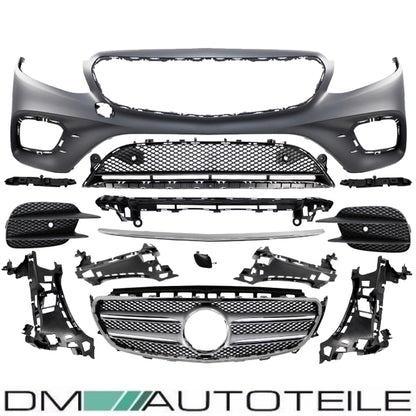 Stoßstange vorne + Grill für PDC passt für Mercedes E-Klasse W213 S213 nicht passend für AMG E63 ab 2016