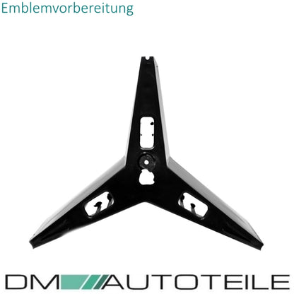 Mercedes CLK W208 C208 A208 Gitter Grill Kühlergrill Schwarz glänzend 1997-2003