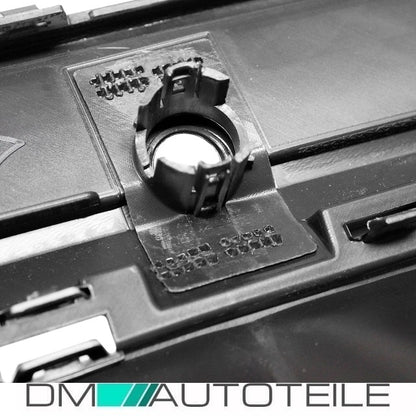 SET Heckdiffusor Schwarz Hochglanz + Blenden passend für Mercedes C-Klasse W205 S205 14-18 AMG Sport