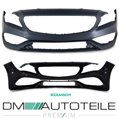 Sport Bodykit komplett passt für Mercedes W117 CLA Bj 16-18 Mopf Umbau SRA/PDC nicht A45 AMG
