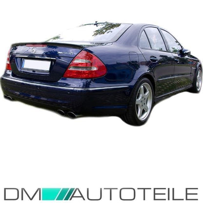 Mercedes W211 Heck Stoßstange hinten ohne PDC aus ABS 02-06 +Zubehör für E55 AMG