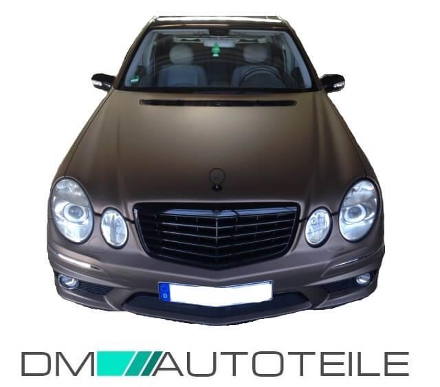 Mercedes S211 W211 Front Stoßstange vorne Nebel für SRA +Zubehör für E63 AMG Facelift