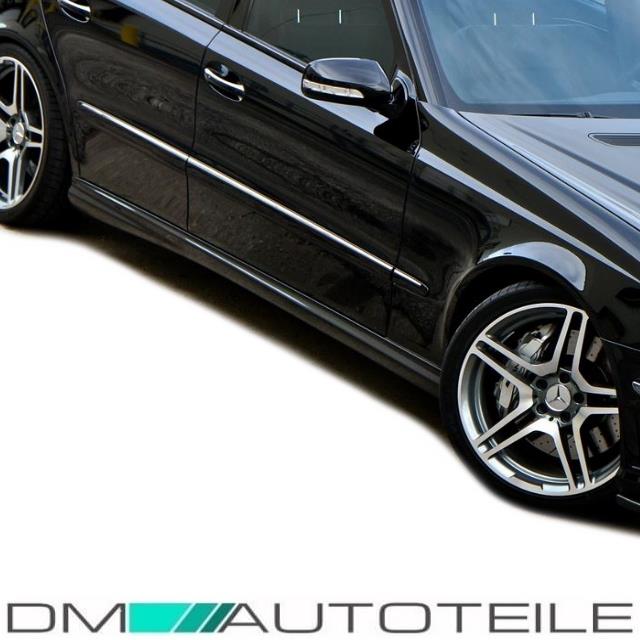 Mercedes E Klasse W211 S211 2002-2009 Seitenschweller + Zubehör für E55 E63 AMG