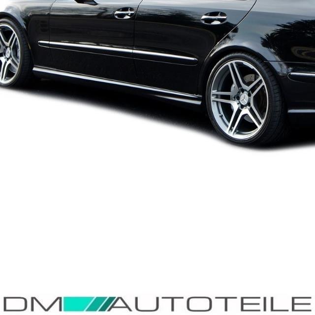 Mercedes E Klasse W211 S211 2002-2009 Seitenschweller + Zubehör für E55 E63 AMG