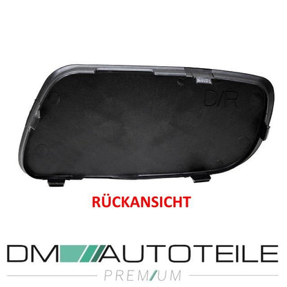 Smart Fortwo Coupe Cabrio 451 Stoßstangengitter Vo. Rechts Schwarz Gitter 07-12