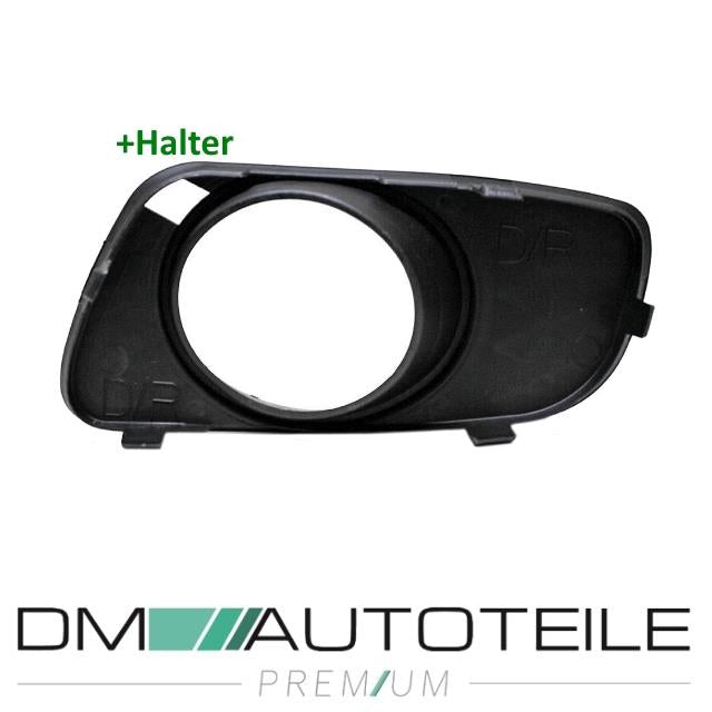 Smart Fortwo 451 Stoßstangengitter vorne rechts schwarz +Löcher f. NSW Bj. 07-12