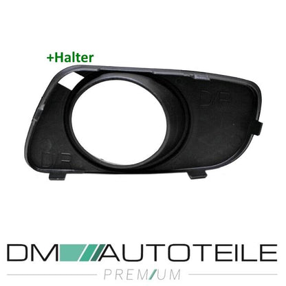 Smart Fortwo 451 Stoßstangengitter vorne rechts schwarz +Löcher f. NSW Bj. 07-12