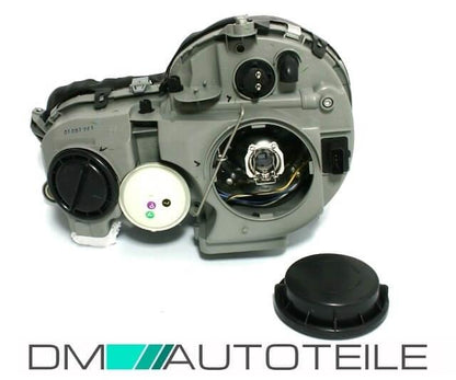 Mercedes E-Klasse W210 Scheinwerfer Set Klarglas Mopf 99-02 Facelift Design DE-Linse